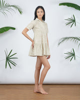 Jungle print smock dress