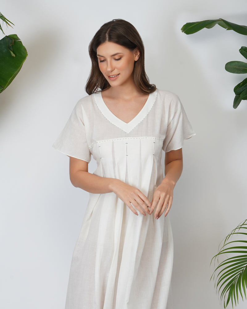 Muslin Sheer Dress