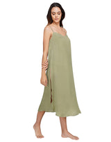 Cutch Brown Naturally Dyed Slip Dress