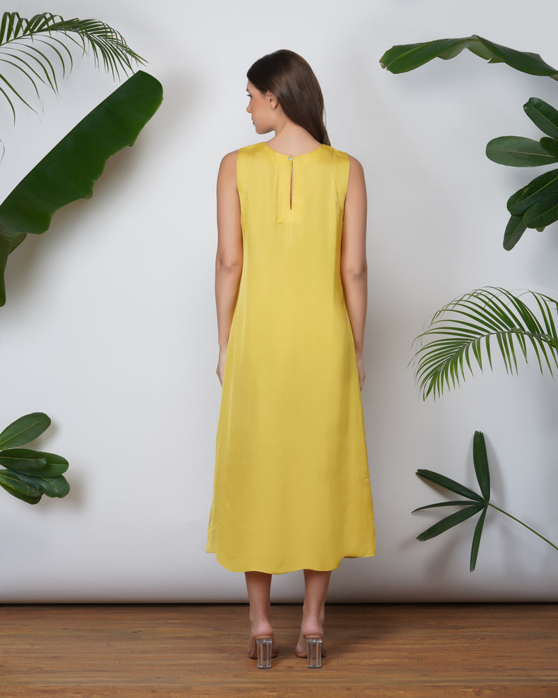 VEGAN SILK SLIP DRESS