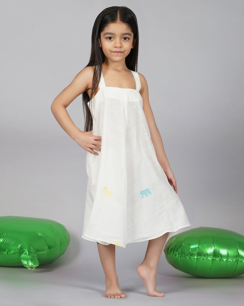 Little Cado multi ele swing dress