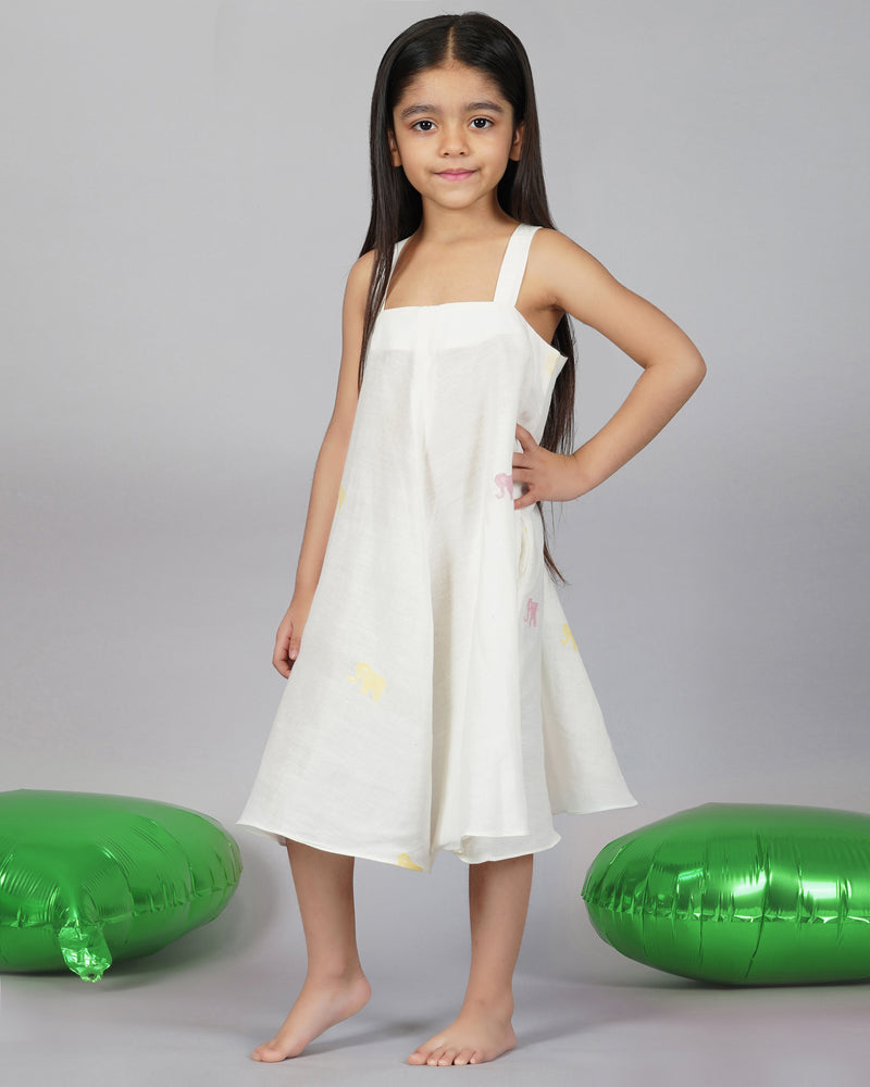 Little Cado multi ele swing dress